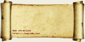 Andjelina Kovandžić vizit kartica